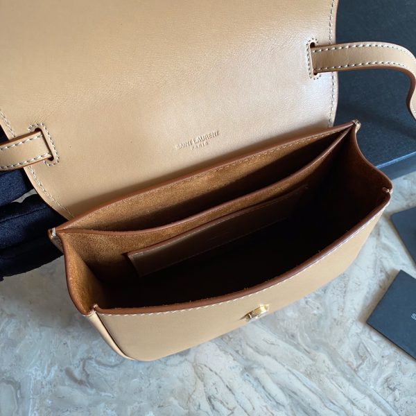 KAIA SMALL SATCHEL IN SMOOTH LEATHER