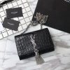 MONOGRAM CHAIN WALLET IN CROCODILE EMBOSSED SHINY LEATHER