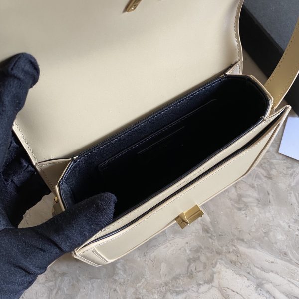 SOLFERINO SMALL SATCHEL IN LACQUERED AYERS