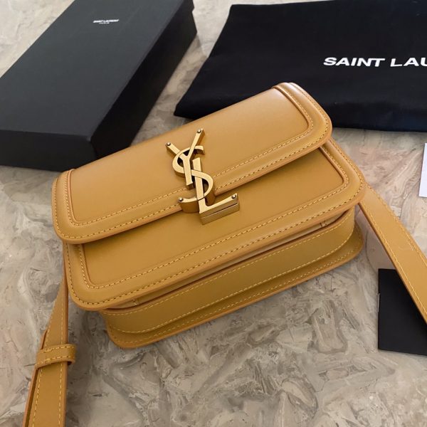 SOLFERINO SMALL SATCHEL IN LACQUERED AYERS