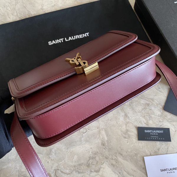 SOLFERINO MIDDLE SATCHEL IN LACQUERED AYERS