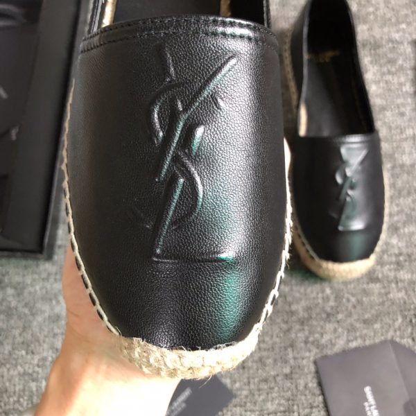 MONOGRAM ESPADRILLES IN METALIZED LAMBSKIN