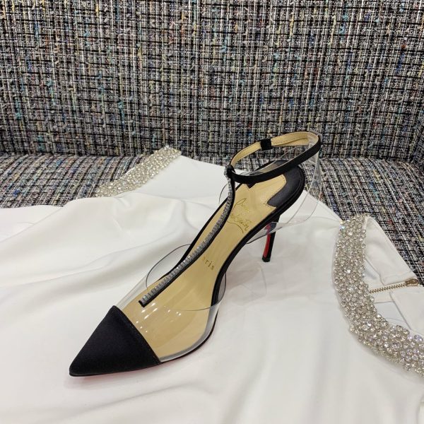 Christian Louboutin Crystal Diamond High Heels