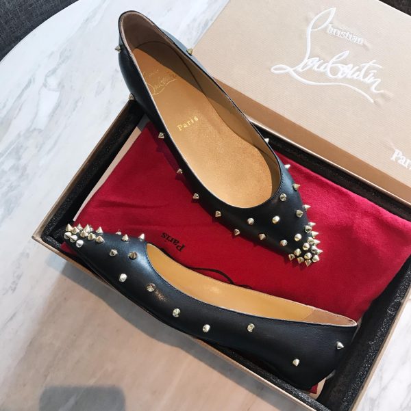 Christian Louboutin Flip Spikes Flats