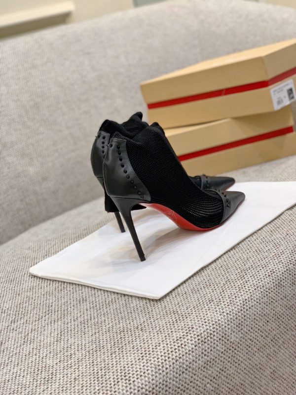 Christian Louboutin Flip Spikes Ankle Boots