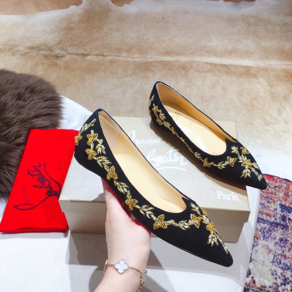 Christian Louboutin Embroidery Flats