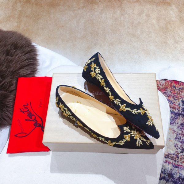 Christian Louboutin Embroidery Flats