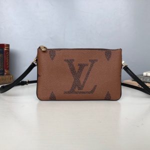 DOUBLE ZIP POCHETTE