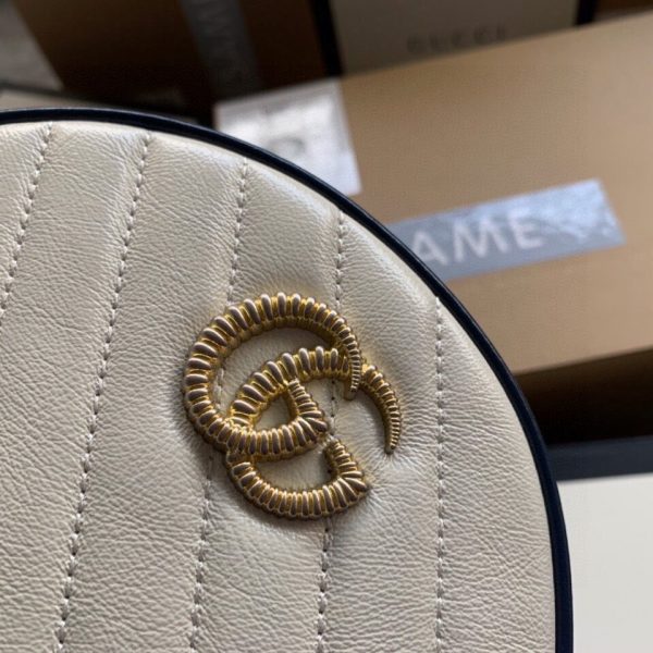 GG Marmont mini round shoulder bag