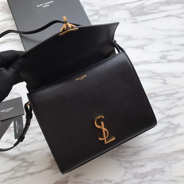 CASSANDRA MONOGRAM CLASP BAG IN MATTE PYTHON