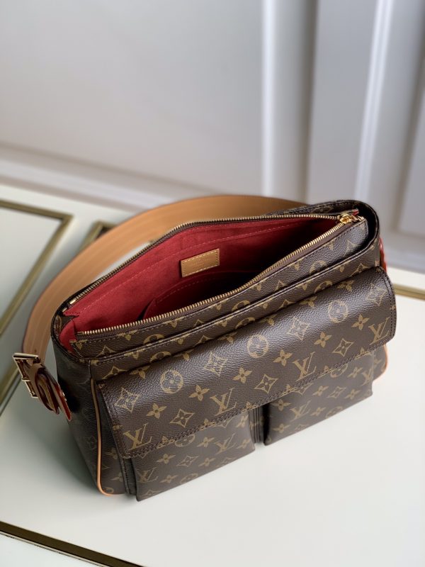 LV Vintage Monogram Canvas Large Shoulder Bag