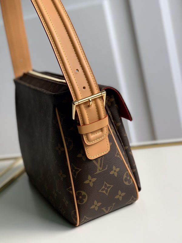 LV Vintage Monogram Canvas Large Shoulder Bag