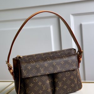 LV Vintage Monogram Canvas Large Shoulder Bag