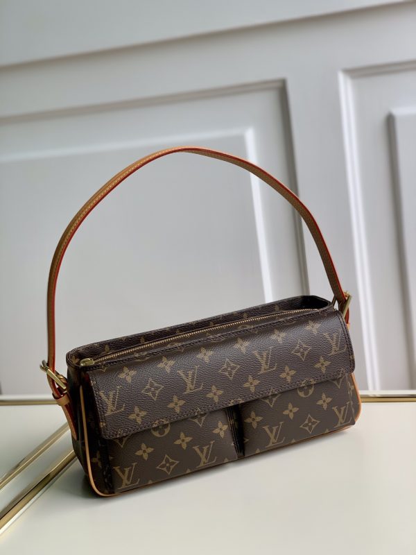 LV Vintage Monogram Canvas Small Shoulder Bag