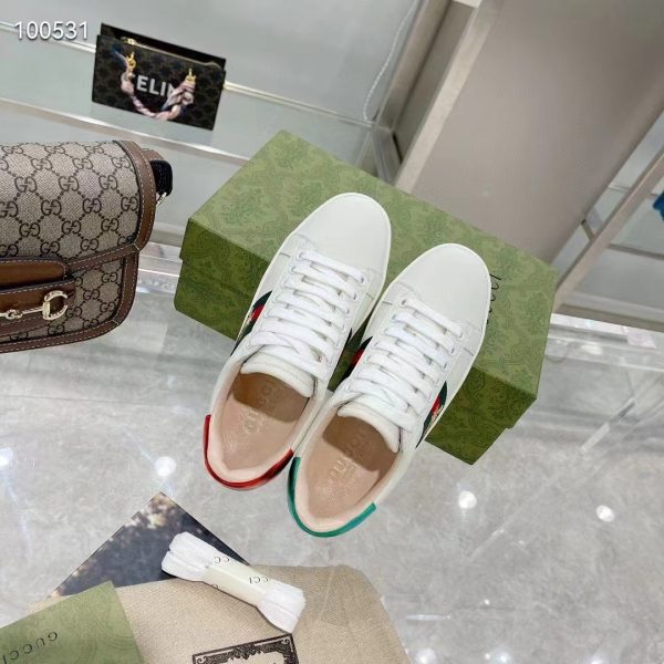 GG Ace Embroidered Platform Sneakers