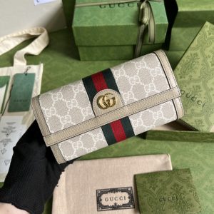 Ophidia GG continental wallet