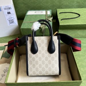 Mini tote bag with Interlocking G