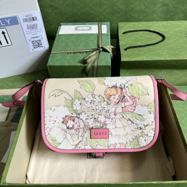 Children’s strawberry fairy print messenger bag