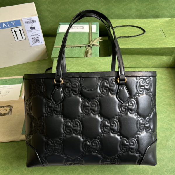 GG Matelassé leather medium tote