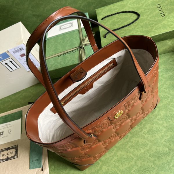 GG Matelassé leather medium tote