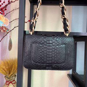 BOLSA CN 2.55 PYTHON FLAP BAG