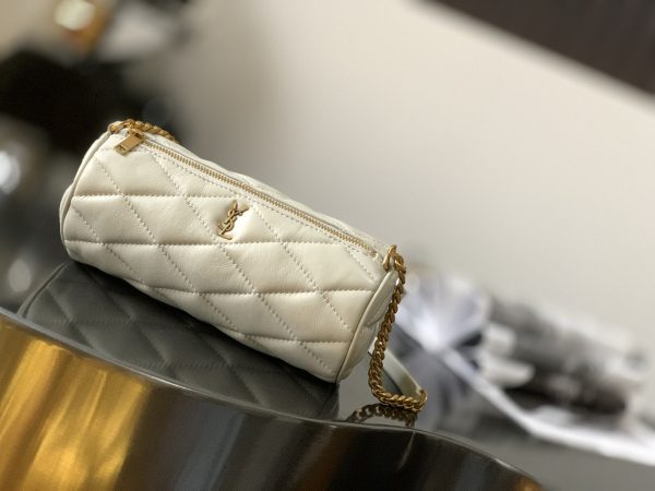 SADE MINI TUBE BAG IN QUILTED LAMBSKIN