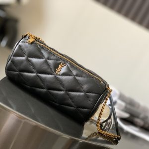 SADE MINI TUBE BAG IN QUILTED LAMBSKIN