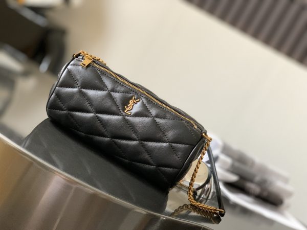 SADE MINI TUBE BAG IN QUILTED LAMBSKIN