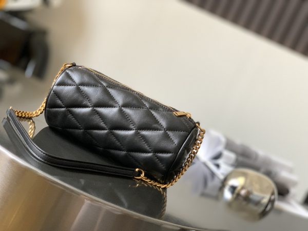 SADE MINI TUBE BAG IN QUILTED LAMBSKIN