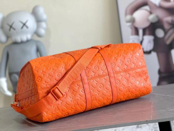 LV Keepall Bandouliere 50 Bag Orange