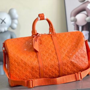 LV Keepall Bandouliere 50 Bag Orange