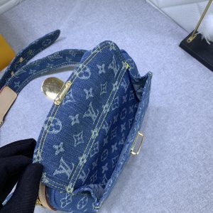 LV DENIM bum bag