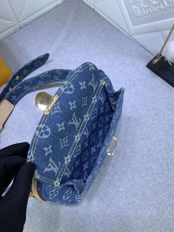 LV DENIM bum bag