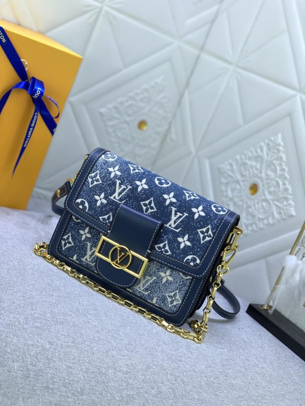 LV Dauphine MM Navy Blue