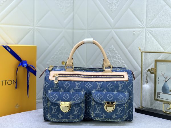 LV Neo Speedy Denim Blue