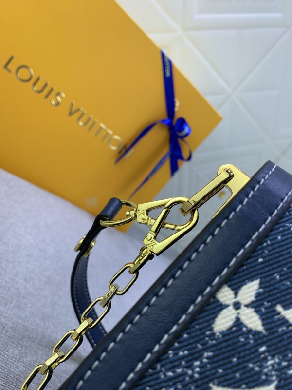 LV Dauphine MM Navy Blue