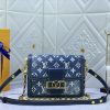 LV Dauphine MM Navy Blue