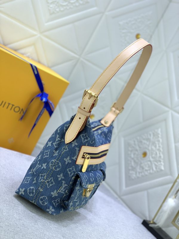 LV Baggie PM Monogram Denim Blue