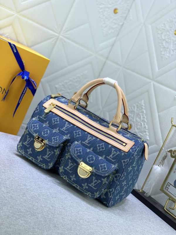 LV Neo Speedy Denim Blue