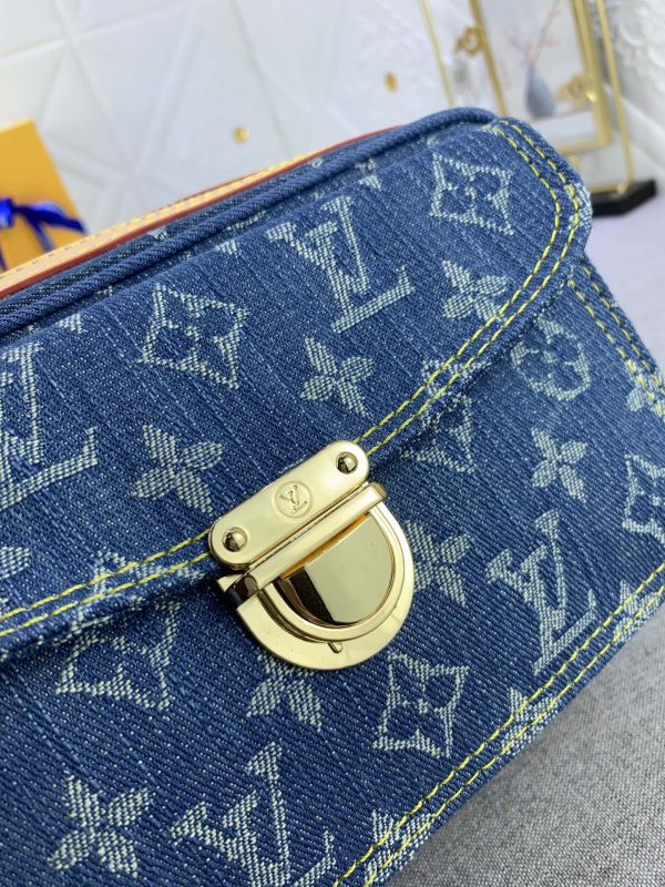 LV DENIM bum bag