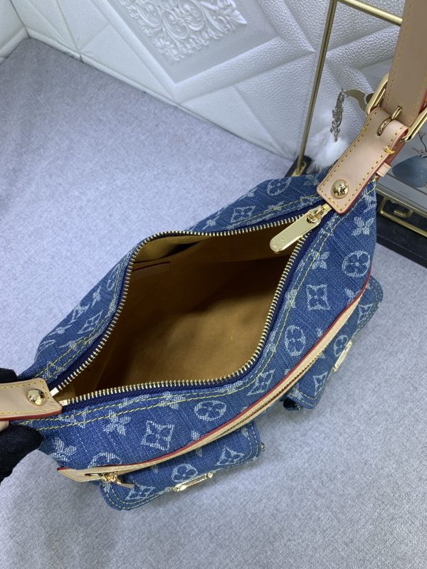 LV Baggie PM Monogram Denim Blue