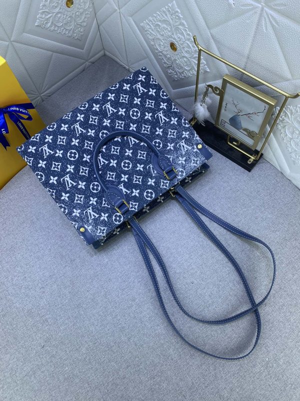 LV Monogram Denim Onthego