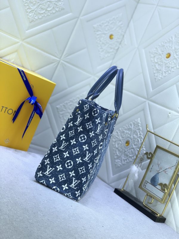 LV Monogram Denim Onthego