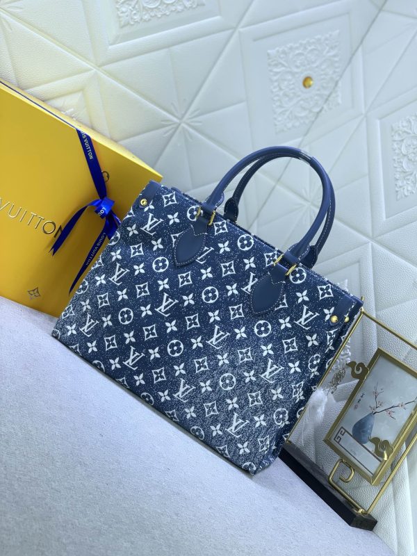 LV Monogram Denim Onthego