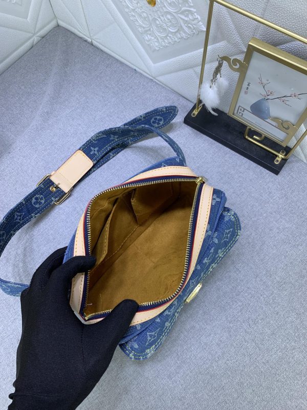 LV DENIM bum bag