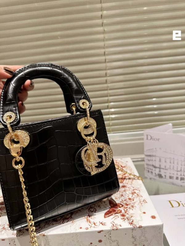 Dr Black Crocodile Bag