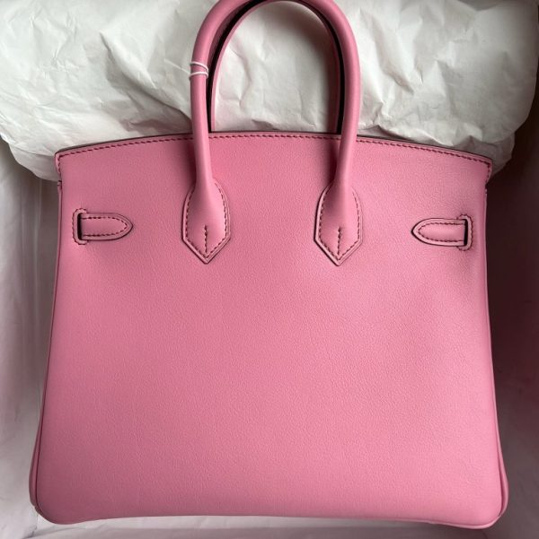 HERMES BIRKIN SWIFT 5P ROSE SAKURA GOLD HARDWARE 25CM