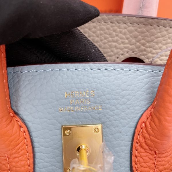 HERMES BIRKIN MINI GOLD HARDWARE EPSOM MULTICOLOR 20CM