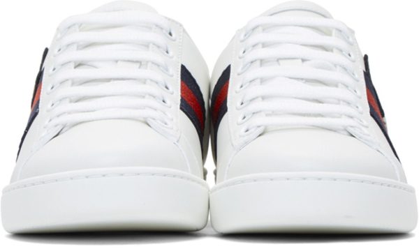 GUCCI WHITE DOG NEW ACE SNEAKERS