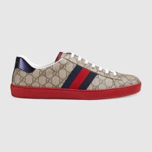 GUCCI ACE EMBROIDERED LOW-TOP